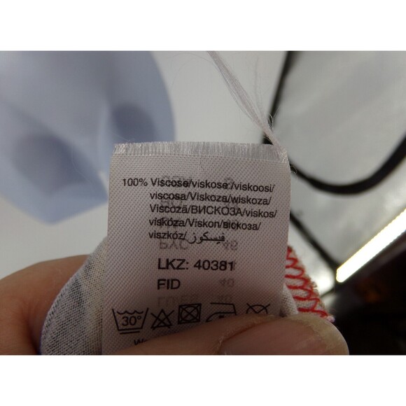 Lascana Venus Red tropical Floral Dress Midi Short Sleeve Day Dress Womens Small - Picture 8 of 13